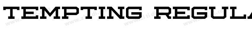 Tempting Regular字体转换
